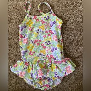 Jojo Maman Bebe one piece swimsuit baby girl 6-12 months - never worn!